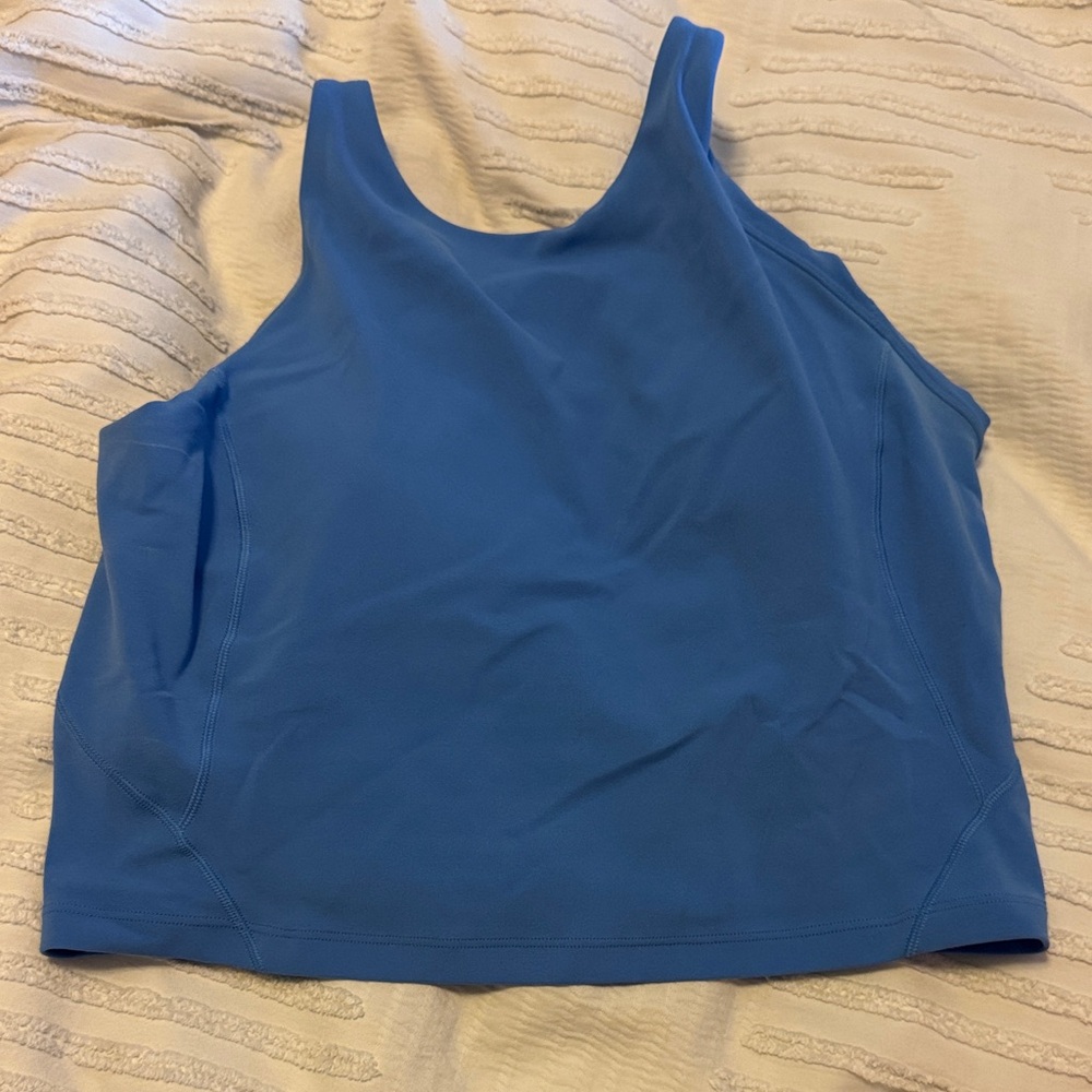 lululemon athletica Blue Tank Top